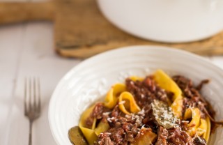 Pappardelle al colombaccio