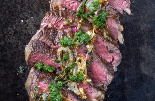 Tagliata di manzo alla rucola