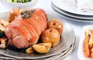 Arrosto di maiale con le mele