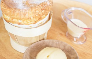 Soufflè di ricotta di capra