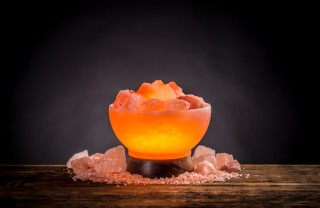 lampade sale rosa himalaya