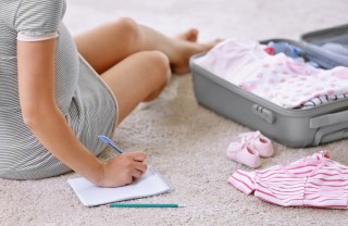 borsa per l’ospedale preparto, borsa, parto, gravidanza, valigia