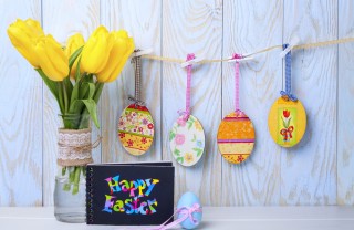 decoupage pasquale, decorare casa, decoupage pasqua