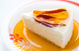 torta fredda yogurt greco, cheesecake yogurt greco, torta fredda yogurt greco miele