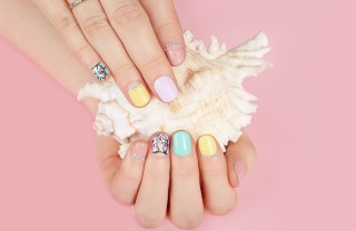 nail art, decorazione, unghie corte