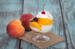 pesca melba, ricetta originale, dessert