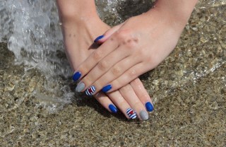 nail art, estate 2017, mare
