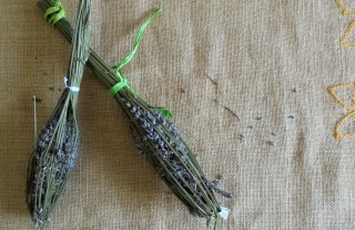 essiccare lavanda, fare mazzi lavanda