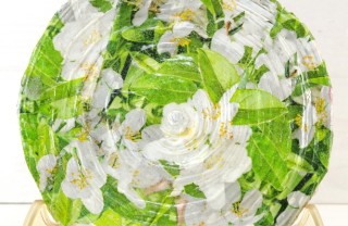 decoupage piatti ceramica, decoupage ceramica tecnica