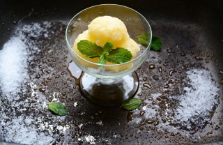 sorbetto melone ricetta, sorbetto melone ricetta senza gelatiera