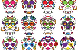 maschere halloween horror, maschere decoupage