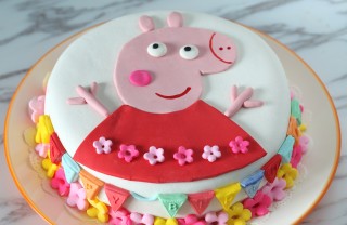 torta peppa pig pasta di zucchero, peppa pig pasta di zucchero