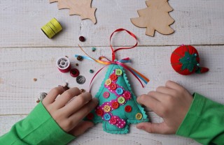 decorazioni di Natale, fai da te, bambini