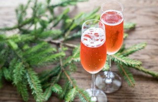 natale, cocktail, spumante