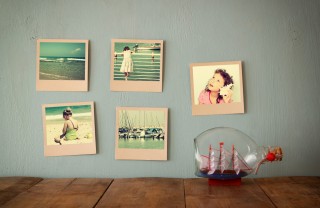 foto effetto polaroid, collage foto fai da te