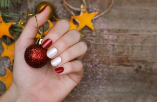 nail art, Natale 2017, decorazione unghie