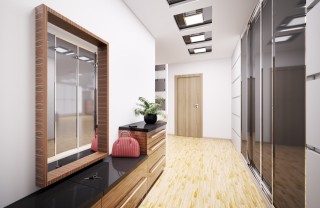 come arredare, corridoio stretto, design