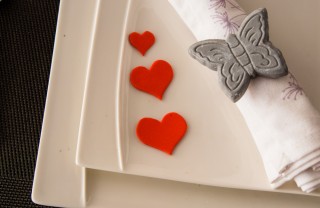 decorazioni tavola san valentino