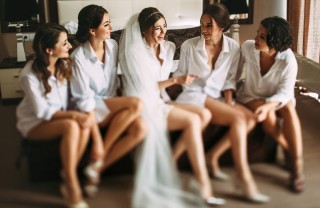 sposa, amiche