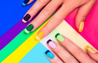 nail art, nastro adesivo, disegni
