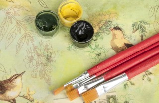 decoupage su tela, come fare decoupage