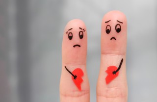 lasciarsi cuore infranto, amore