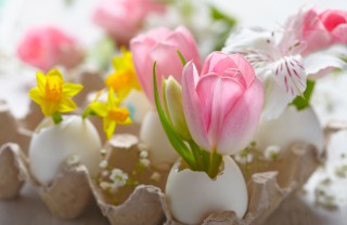 decorazione tavola pasquale 