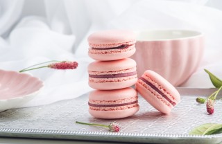 macarons, fragole, ricetta