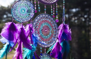 come fare un acchiappasogni, acchiappasogni fai da te facile