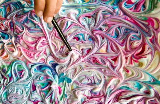 Pittura 3d, ricetta e tecnica puffy paint pittura 3d