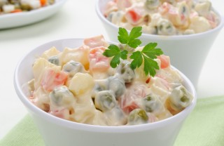 insalata russa leggera, ricetta, senza maionese