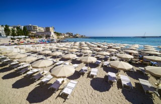 spiaggia, ombrelloni