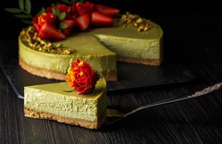 cheesecake al pistacchio, ricetta, cucina