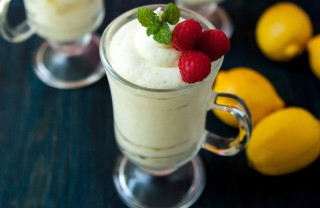 crema fredda, limone, ricetta panna