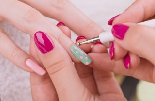 nail art, usare dotter, pois