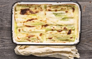 porri, gratin, forno
