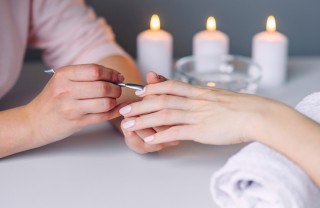 manicure, logo