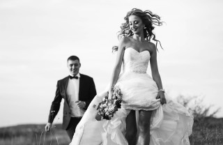 matrimonio, campagna, vestito