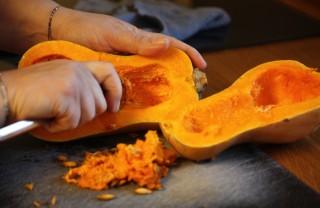 pulire zucca