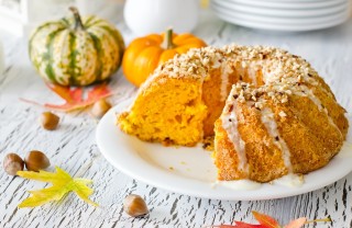 torta, zucca, nocciola
