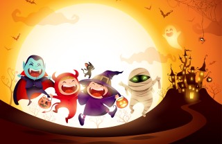 decorazioni halloween fai da te, decorazioni halloween da stampare, immagini halloween