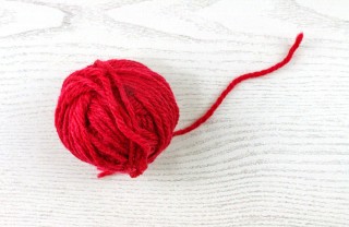 scritte decorative lana