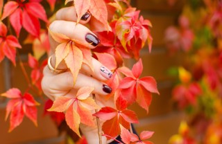 nail art, decorazione unghie, autunno