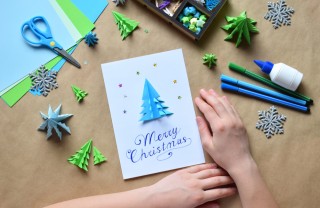 biglietti natale fatti in casa