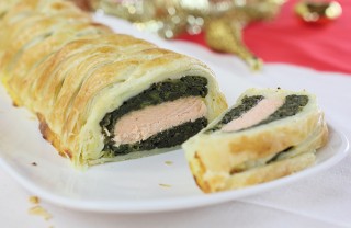 Rotolo al salmone in crosta