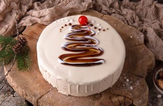 torte di compleanno natalizie, torte di compleanno natale, decorazioni natalizie per torte