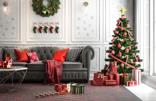 arredamento, casa, natale