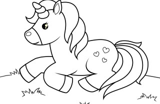 disegni unicorno da colorare, disegni unicorno 