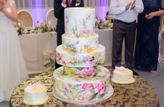 torte nuziali dipinte, torte nuziali, torte dipinte, torte matrimonio dipinte