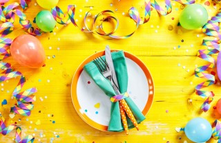 carnevale, casa, decorazioni